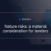 Nature Risk Platform Matures Fast